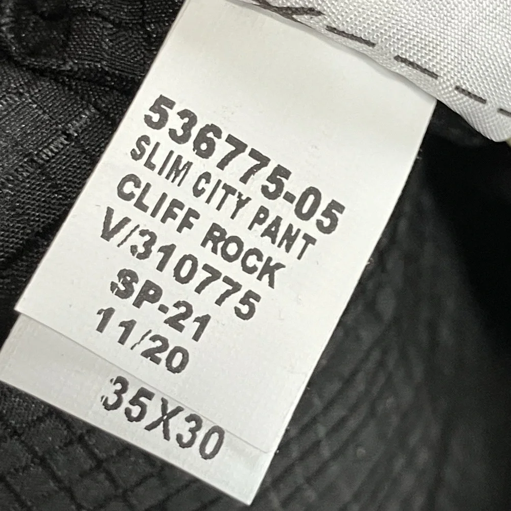 Banana Republic City Pant Slim Fit Khaki Stretch Performance Mens 35x30 NWT‎